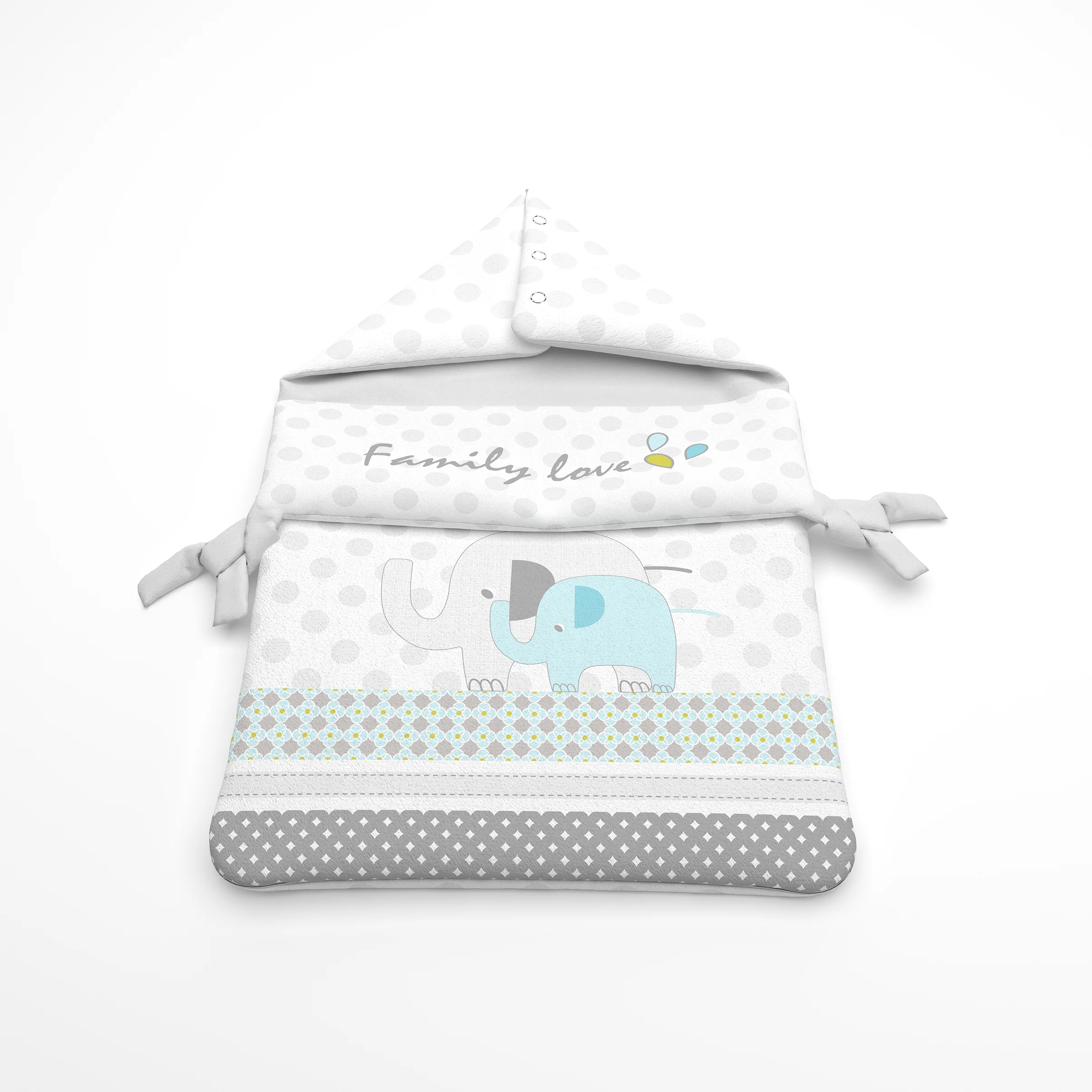 قنداق فرنگی زیپ دار Family love Boy